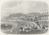 IOW. Esplanade, Ventnor, Isle of Wight 1866 old antique vintage print picture