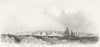 ISLE OF WIGHT. Cowes. IOW Harwood Sea 1850 old antique vintage print picture