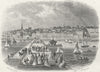 ISLE OF WIGHT. Ryde Pier. IOW c1850 old antique vintage print picture