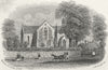 ISLE OF WIGHT. St John's Church Ryde. IOW c1850 old antique print picture