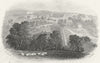 PULPIT ROCK. Bonchurch, Isle of Wight. IOW c1850 old antique print picture
