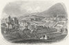 IOW. Entry to Ventnor c1850 old antique vintage print picture
