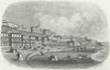 IOW. Esplanade, Ventnor c1850 old antique vintage print picture