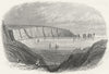 IOW. Alum Bay c1850 old antique vintage print picture
