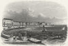 ISLE OF WIGHT. Strand, Ryde. IOW c1850 old antique vintage print picture
