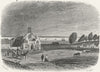 ISLE OF WIGHT. Quarr Abbey Ryde. IOW c1850 old antique vintage print picture