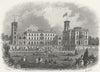 IOW. Osborne House, Isle of Wight marine Queen c1850 old antique print picture
