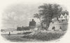 ISLE OF WIGHT. West Cowes. IOW c1850 old antique vintage print picture