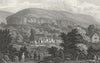 ST LAWRENCE. Church Undercliff Isle Wight. IOW  1843 old antique print picture