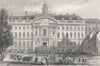 BELGIUM. Palace, Liège. Shepherd 1840 old antique vintage print picture