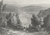 BELGIUM. Spa. Shury 1840 old antique vintage print picture