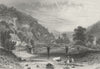 BELGIUM. View Plastrier. Fussell 1840 old antique vintage print picture