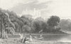 LEICS. Belvoir Castle, Leicestershire. DUGDALE c1840 old antique print picture