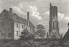 KINGS LYNN. Grey Friars Monastry, Regis. Walsingham 1812 old antique print
