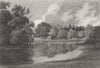 NORFOLK. Walsingham Priory. Kings Lynn Regis 1812 old antique print picture