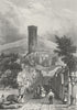 GERMANY. Eppstein. Shepherd 1840 old antique vintage print picture
