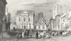 HERTFORDSHIRE. St Alban's. DUGDALE c1840 old antique vintage print picture