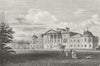 HERTFORDSHIRE. Wrotham Park, Middlesex(George Byng) 1803 old antique print