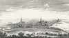 NORTHANTS. SW Northampton. Ryland 1764 old antique vintage print picture