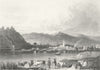 FRANCE. View near Rouillon c1840 old antique vintage print picture