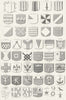 PEERS. Heraldry Charges in Blazonry II c1849 old antique vintage print picture