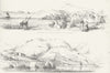 MADEIRA. Azores. Fayal Pico-; Funchal  c1849 old antique vintage print picture