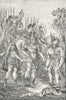 IRAQ. Alexander the Great; dead body of Darius c1790 old antique print picture