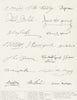 #. Blake Boleyn Bolingbroke Bonaparte Boyle Burke c1849 old antique print