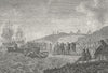 S AMERICA. Interview Cdre Byron Patagonia c1770 old antique print picture
