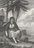 PORTRAITS. women port Francais discoveries Perouse c1770 old antique print