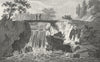 FRANCE. Upper Fall of Fiers c1770 old antique vintage print picture