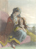 COSTUME. The Opal c1860 old antique vintage print picture