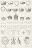 PEERS. Heraldry 1885 old antique vintage print picture