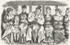 SOCIETY. Sorry He Spoke c1890 old antique vintage print picture