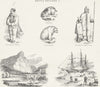 ARCTIC. Eskimos; Polar Bear; Cape Hotham, Frosen c1849 old antique print