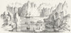 ARCTIC. Prince Albert iceberg Melville bay c1849 old antique print picture