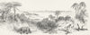 AFRICA. Scenery & North & Central. Lake Chad c1849 old antique print picture