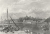 GERMANY. Mannheim. Roberts 1875 old antique vintage print picture