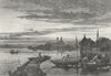 GERMANY. Friedrichshafen  1875 old antique vintage print picture
