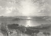 MAINAU. Lake Constanz & Islands of & Reichenau  1875 old antique print picture