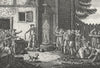 SWITZERLAND. A Culprit in the Pillory c1802 old antique vintage print picture
