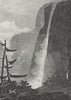 SWITZERLAND. Fall Staubach. Swiss falls. Blomfield 1807 old antique print