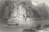 HUNGARY. Inscription, Danube Trajan Dacian campaign 1840 old antique print