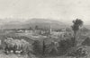 SYRIA. Tarsus, city in Cilicia. Bartlett Sheep  1840 old antique print picture