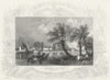 CHELSEA. Hospital, Middlesex. Mddx. Tombleson V boats 1840 old antique print