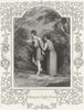 SHAKESPEARE. Midsummer night's dream Act2 Sc2 c1870 old antique print picture