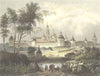 MOSCOW. Troitzko-Sergievsky Laurae convent, Serge 1847 old antique print