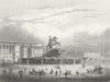 ST PETERSBURG. Monument of Peter Great. Payne 1847 old antique print picture