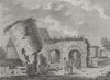 MONMOUTH. Roman Tower, Carleon, Mounmouthshire. Grose 1783 old antique print