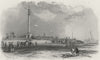 NORFOLK. Yarmouth. Harwood 1841 old antique vintage print picture